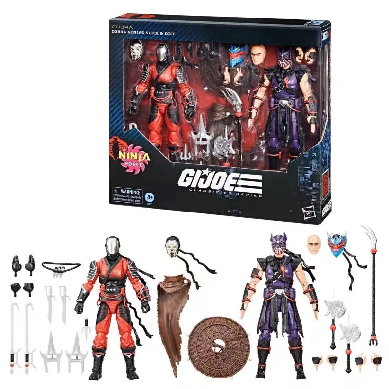 Hasbro G.I. Joe Classified Series #160 Cobra Ninjas Slice Anime Figure Mol Toys CollectionFigure Frenzy i