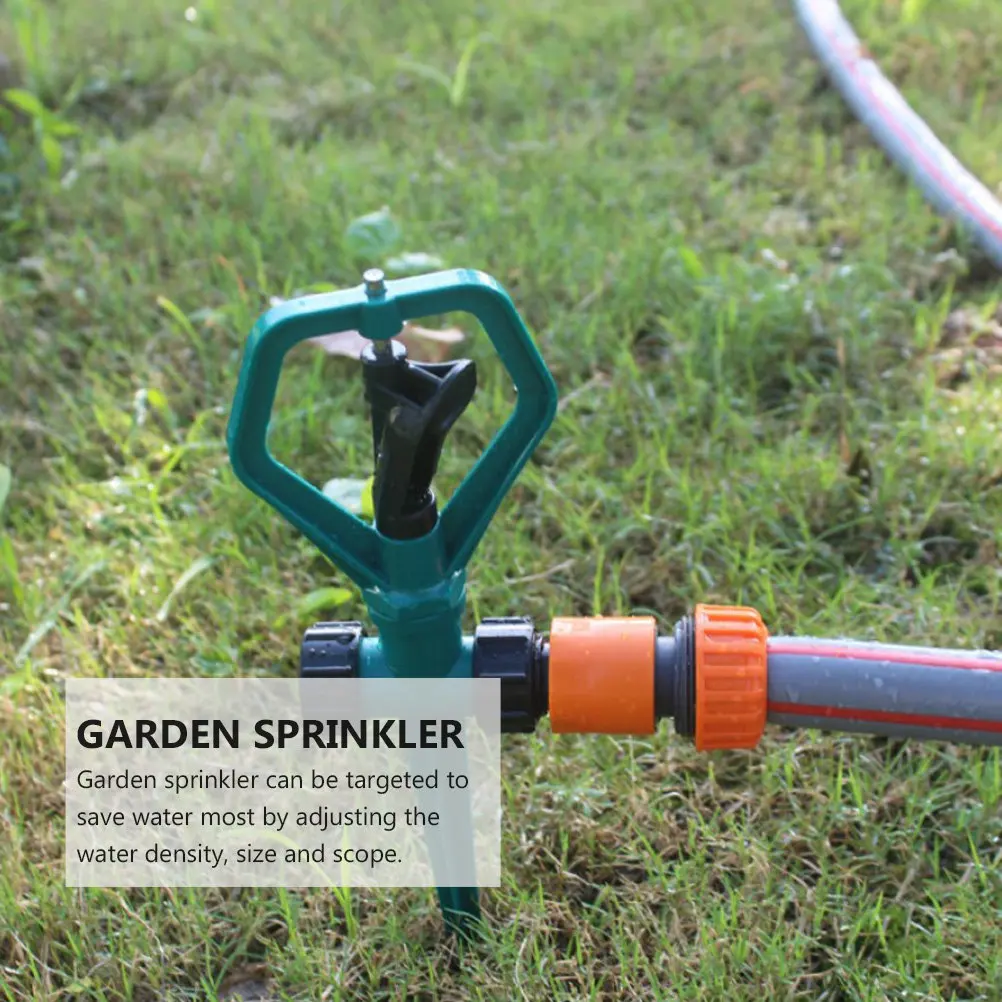 4 pcs Automatic Rotating Sprinklers ABS Dripper Outlet Plants Garden Watering Lawn Irrigation Roof Cooling Play Adjustable