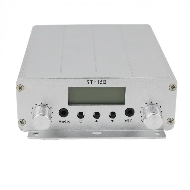 

76MHz-108MHz 15W FM Broadcast Transmitter Stereo PLL FM Radio Broadcast Station BNC Interface ST-15B