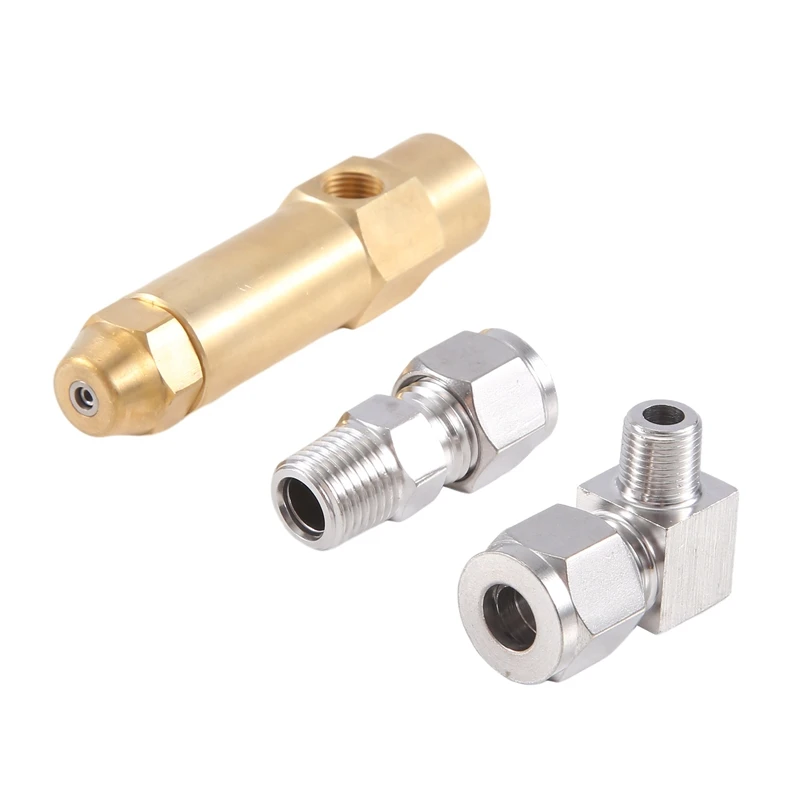 1.5Mm Waste Oil Burner Nozzle,Air Atomizing Nozzle,Fuel Oil Nozzle,Full Cone Oil Spray Nozzle