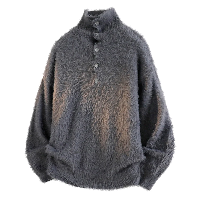 Plush Fluffy Sweater with Cozy Fleece Interior Perfect for Cold Weather and Casual Outings Fluffy Crew Neck Pullover Unisex Tops