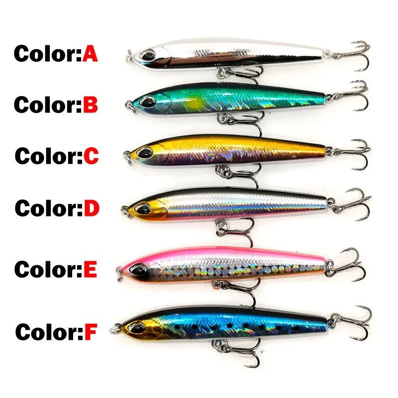 New High Quality Thrill Stick Fishing Lure 7cm 8.5g Sinking Pencil Long casting Shad Minnow Artificial Bait Pike Lures Tackle