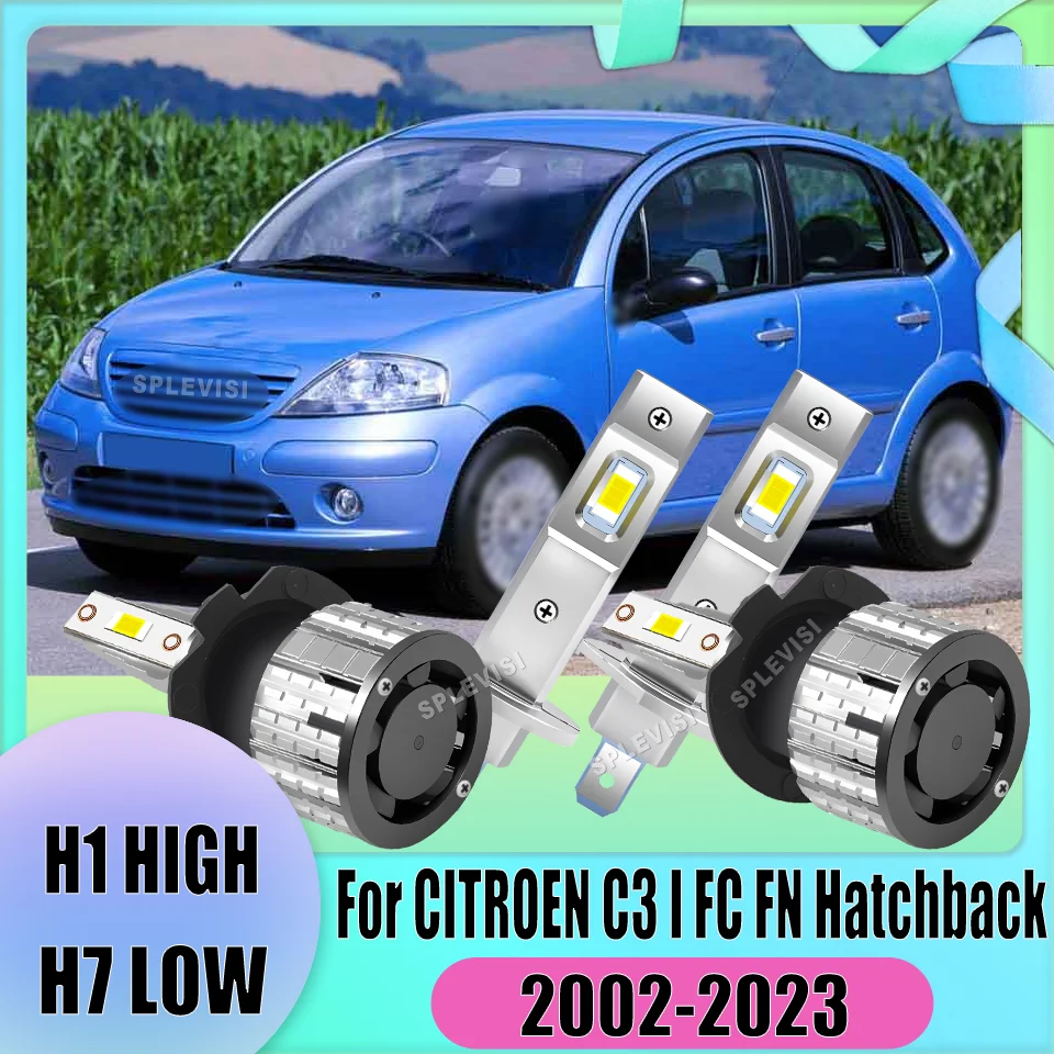 Car LED Headlamp – 160w 240W – Optimal Heat Management For CITROEN C3 I FC FN Hatchback 2002 2003 2004 2005 2006 2007 2008-2023