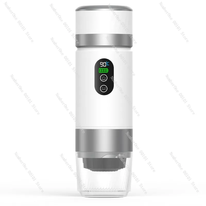 Portable espresso coffee maker - home use, compact, american style pump-pressed coffee machine
