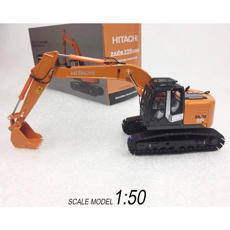 

Diecast 1:50 Scale HITACHI ZAXIS ZX225USRK-3 Rotary Excavator Alloy Engineering Car Model Collection Souvenir Display Ornaments