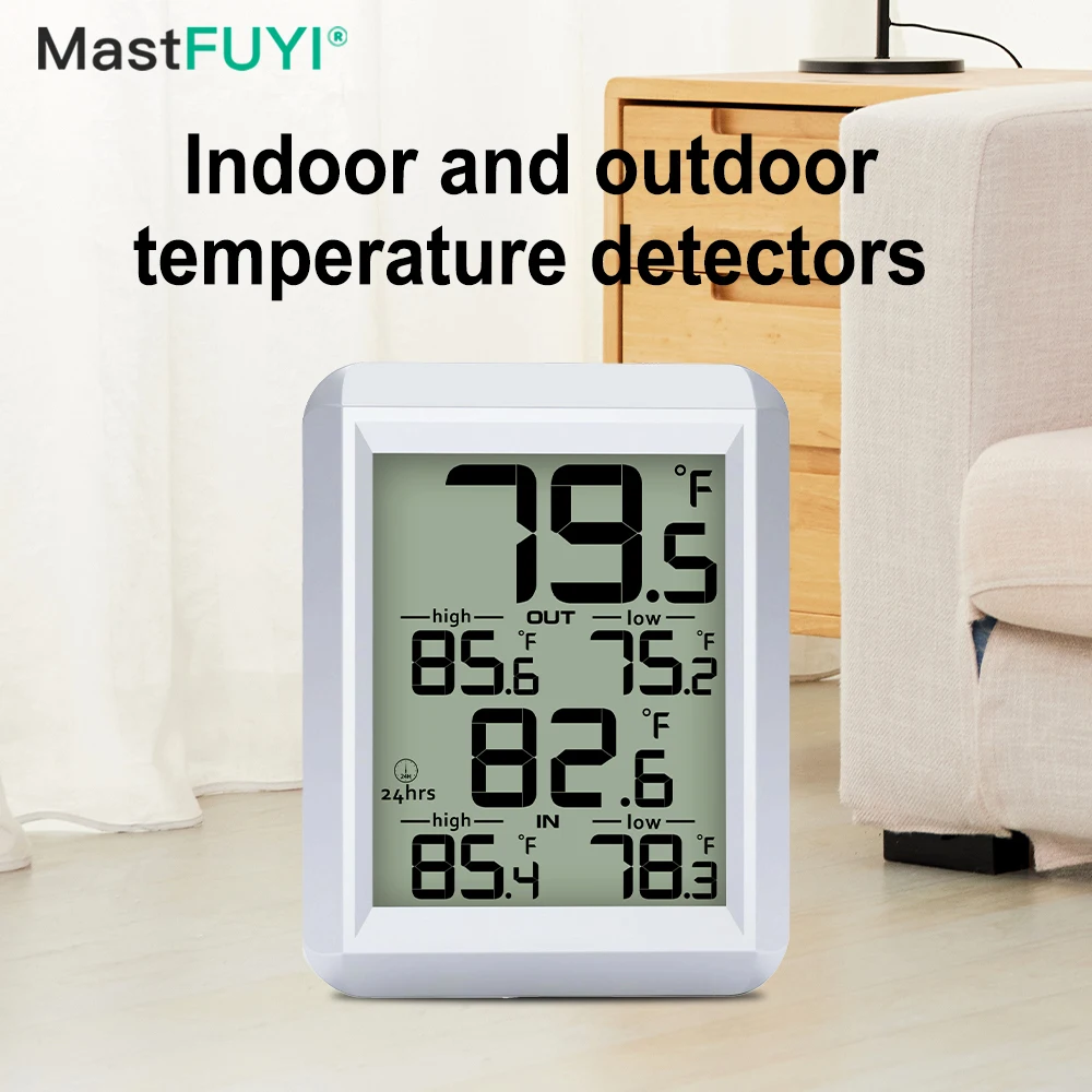 

MASTFUYI Temperature Detector, Ambient Temperature Automatic Detection Water Temperature Detection 78.74 Inch Waterproof Cable