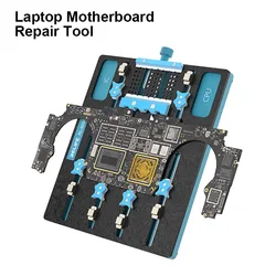 Laptop Main Board Repair Holder RELIFE RL-605 Pro Multifunctional Motherboard IC Chip Removal Glue Repair Rotating Fixture