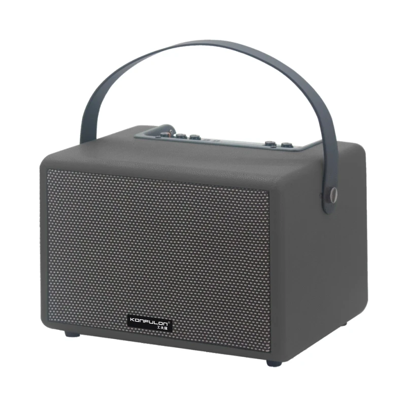

Konfulon 2024Новый продукт, сильный бас, уличный Bluetooth-динамик 50 Вт, громкий стереозвук, Bluetooth-динамик для караоке с 2 * микрофоном