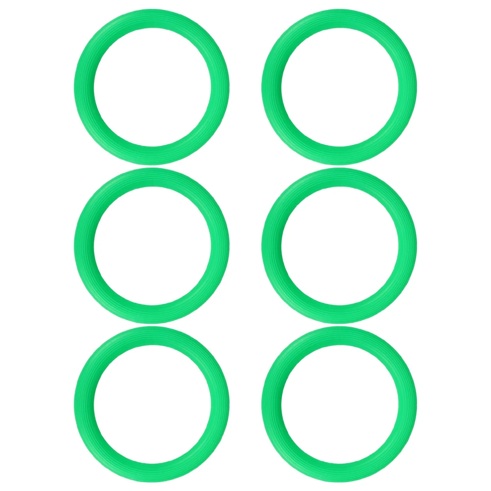 

6pcs Ball Display Stand Basketball Bases Holder Storage Rings Sport Balls Gym Home Use PP Material Durable Multi Functional