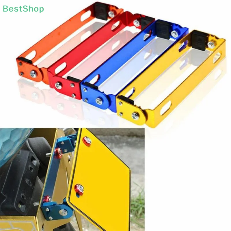 Universal Adjustable Motorcycle License Number Plate Bracket Rear Turn Signal Lamp Holder CNC Aluminum Fender Eliminator Kits