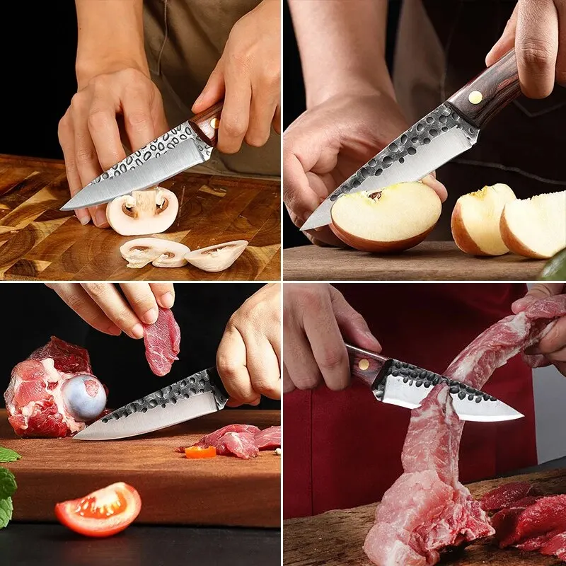 Multifunctional Knife Meat Cleaver Bone Cleaver Forging Knife Stainless Steel Kitchen Knife Cooking Tools Boning Knife