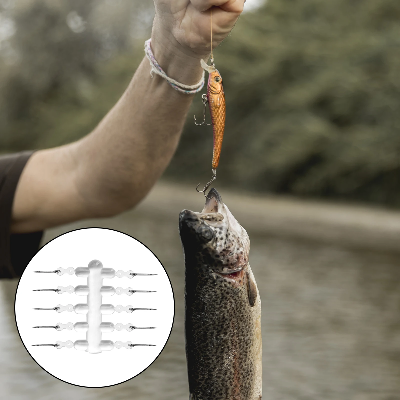 

10pcs Straight Fish Hook Universal Waters Sharp Barbed Fish Hook Set Hard Corn Fishing Lures For Carp Tilapia Bream Bighead
