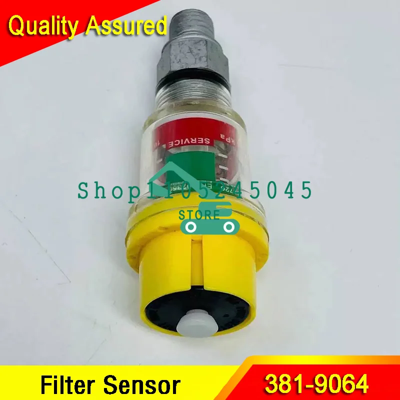 Excavator Parts Fuel Filter Change Indicator Sensor 381-9064 3819064 For 312D 312D2 313D 320D 320D2 323DL 319D