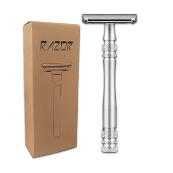 Manual Shaver Blade With Double-sided Safety And Scratch Prevention Beard blade, Old-fashioned Men's Shaver Razor
