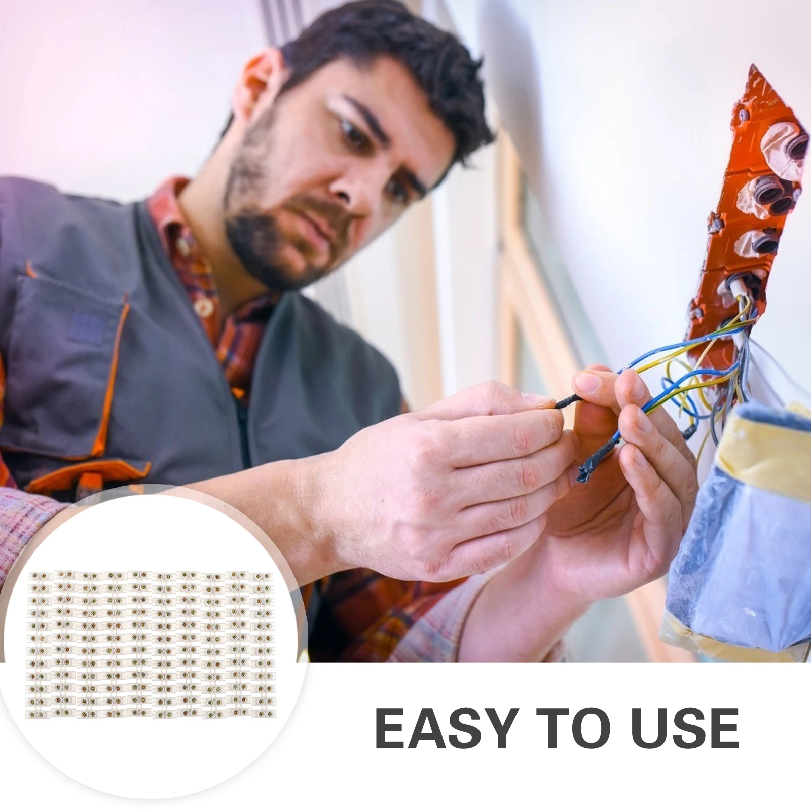 

10pcs 12 Position Screw Terminal Block Quick Connect Wire Connector Brass Conductor Flame Retardant For Lighting Switching Power