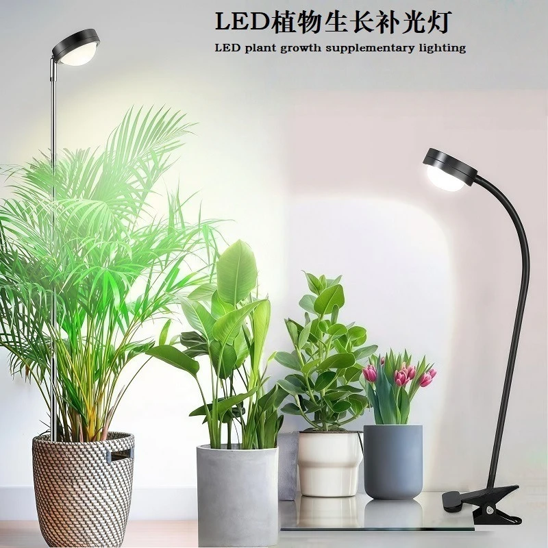 2026 Convex Lens Focus Full Spectrum Grow Light Adjustable Stand Dual Use Lamp For Flower Succulent Moss Small Aquarium Layout