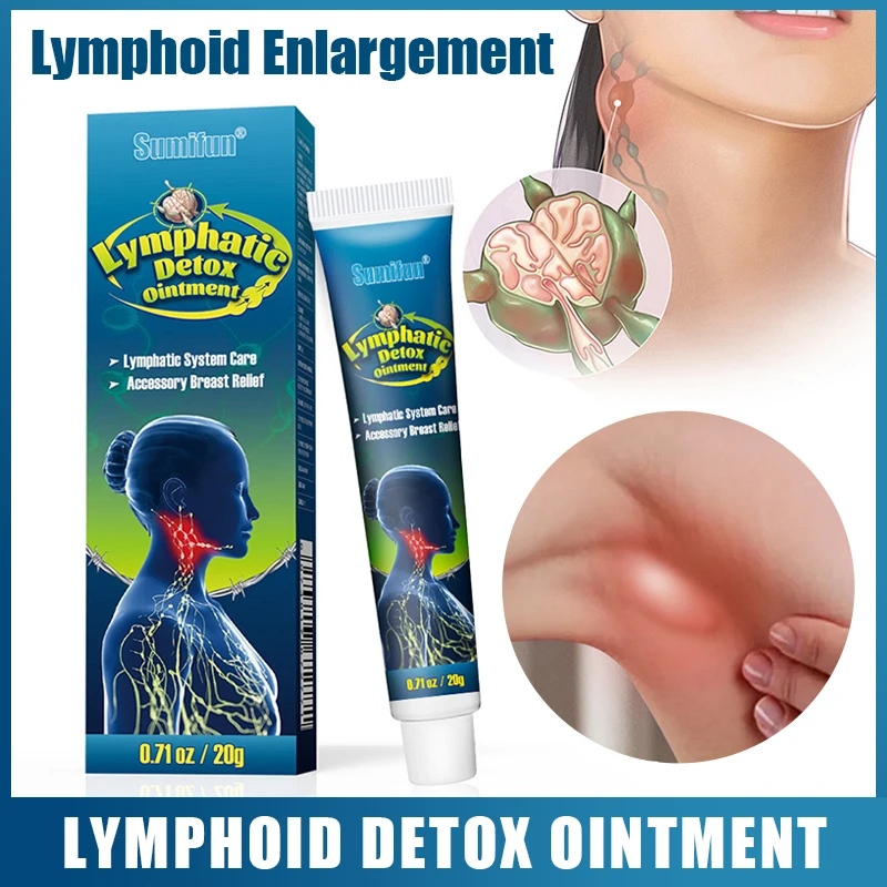 

Lymphatic Detox Cream Ointment Effective Treament Neck Anti-Swelling Lymph Node Treatment Ointment Chest Lymph Medical Ointment