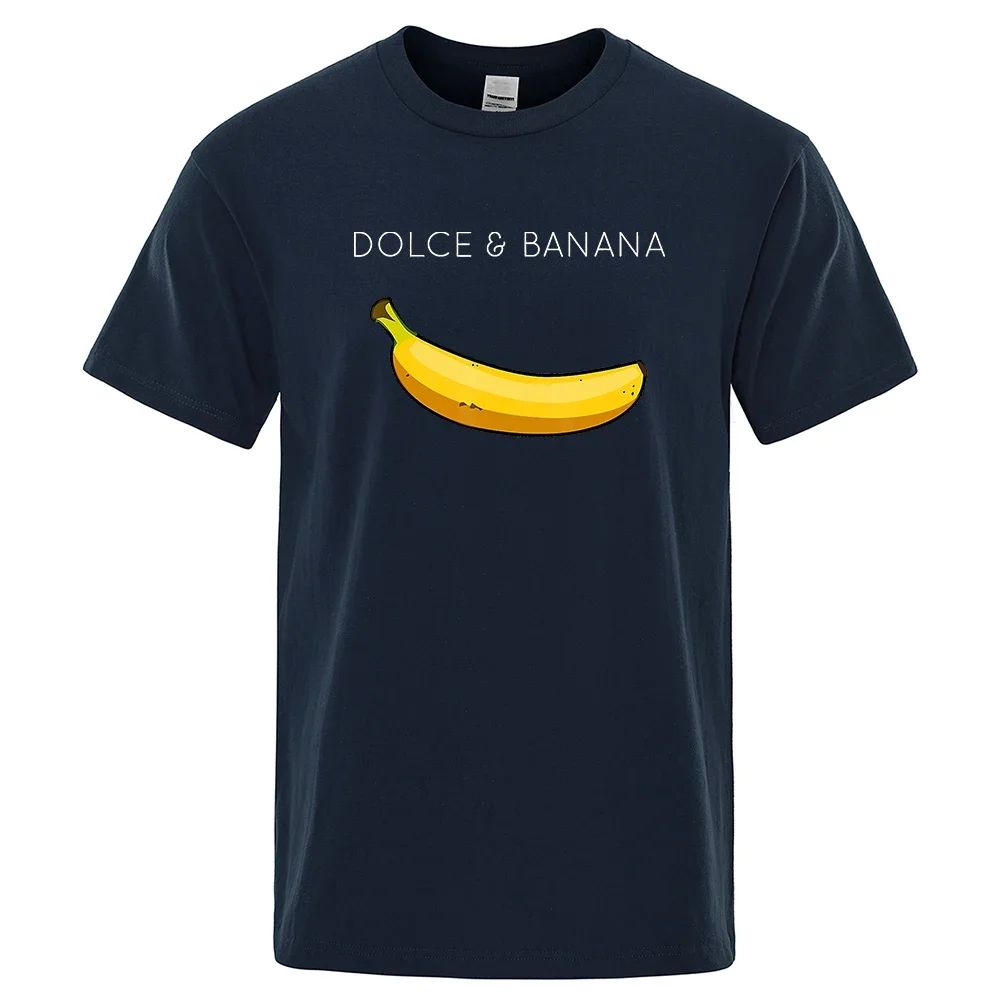 Banana Cartoon Graphic Tshirts Crewneck Breathable Tops Comfortable TShirt Summer Men Women Short Sleeve XS-4XL Tees Shirts