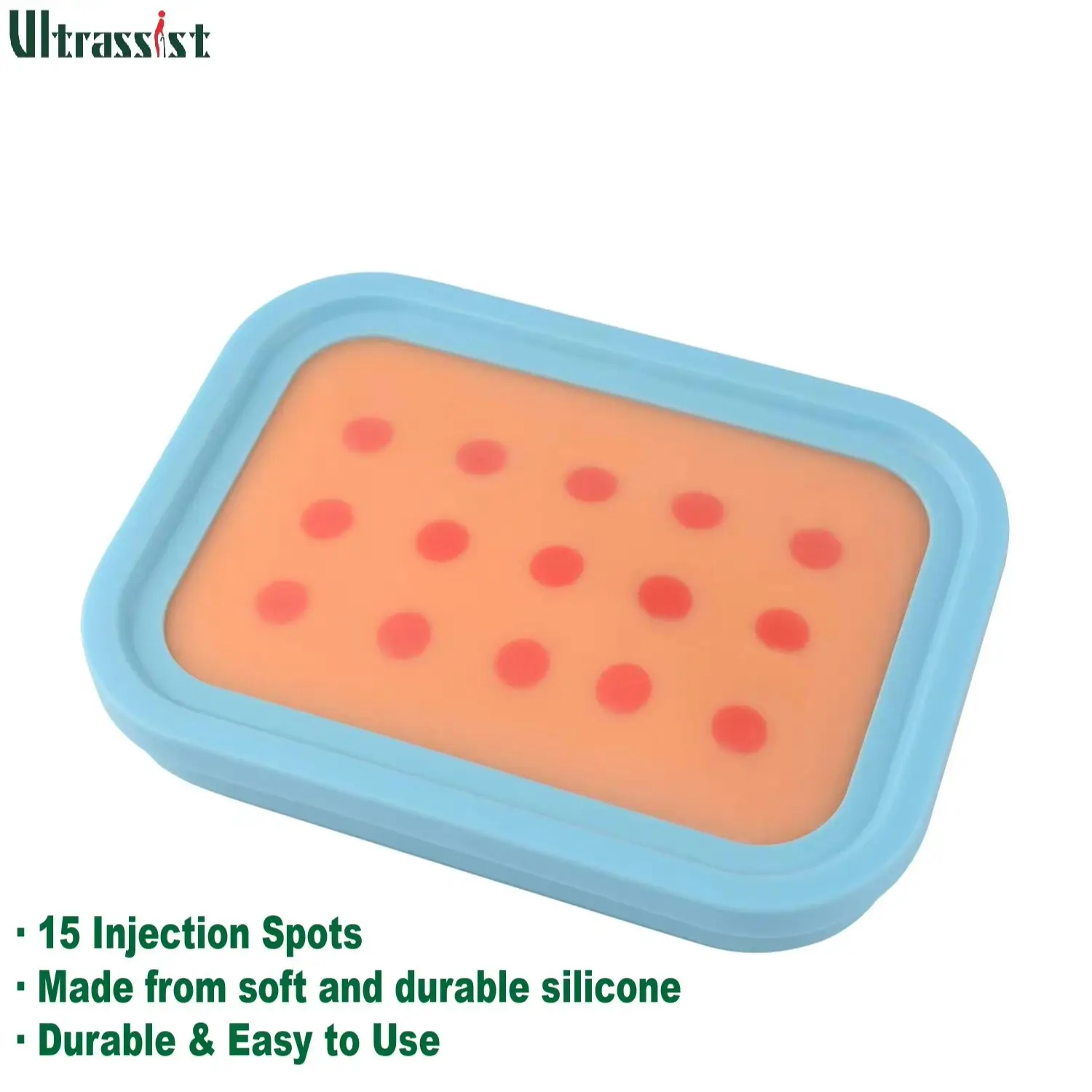 Ultrassist Injection Training Pad for Nurse Medical Student Skin-Like Intradermal Practice Artificial Hypodermic Injection Model