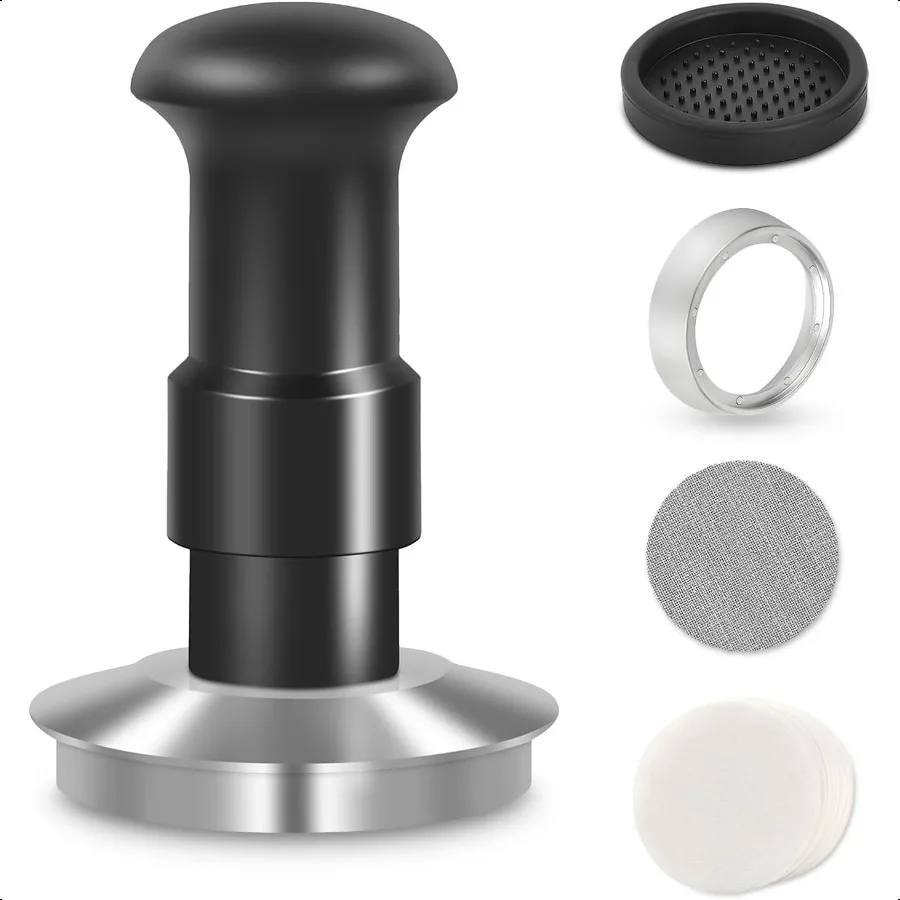 

Espro Accories Kit Double Spring Loaded 54mm Coffee Tamper Tool Espro Dosing Funnel Puck Screen and Paper Filter Fits For Espro