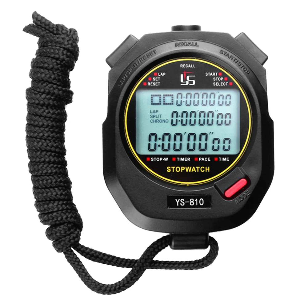 Ręczny stoper cyfrowy chronograf sportowy zegarek treningowy zegarek ze stoperem Outdoor Sports Running Chronograph Stop Watch