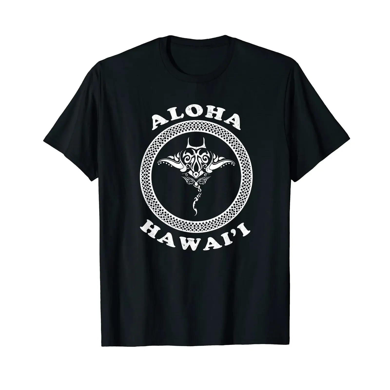 Aloha Hawaii Vintage Hawaiian Island Tribal Stingray Classic T Shirt vintage Washed graphic Unisex streetwear Soft Comfortable