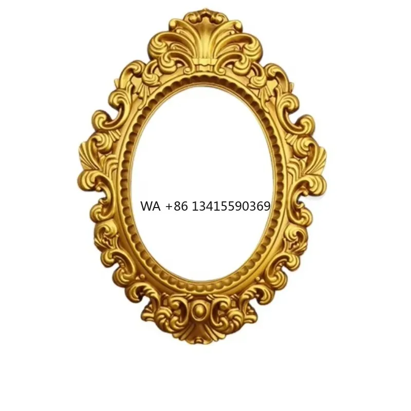 

Mirror Decorative Wall Mirror Large Mirror Frames Plastic Wall Hanging Frames Vintage Art Frames for Home Decor