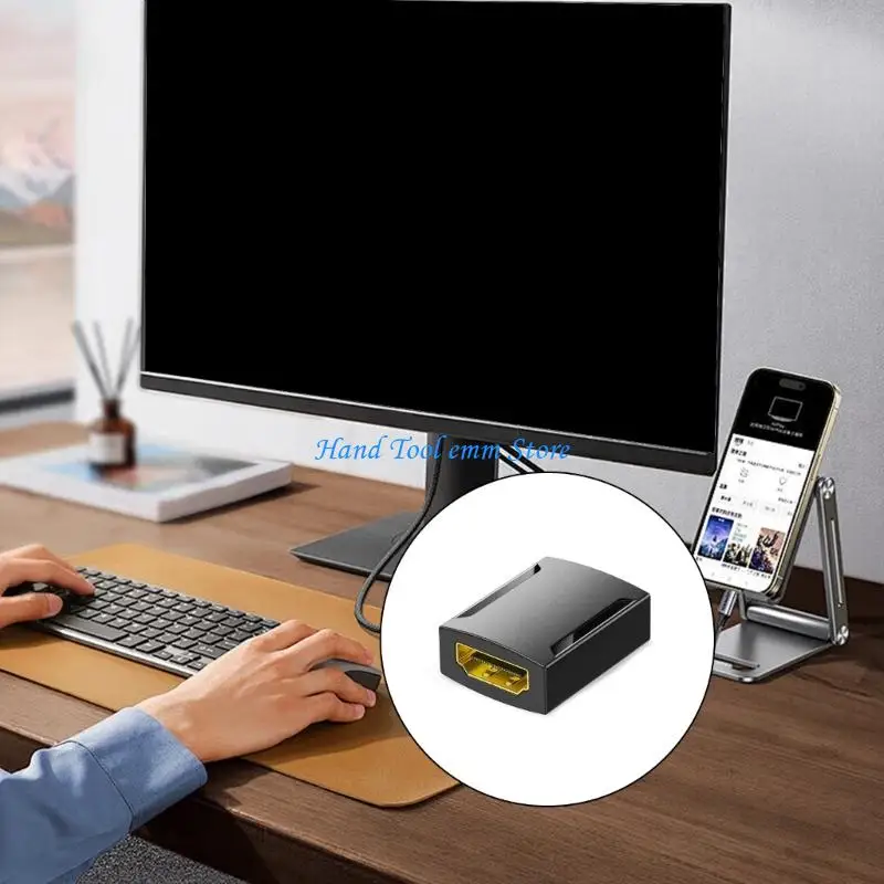 

H37F Durability 4K HDMIs Adapter HDMIs Angled Adapter for Home Entertainment Systems