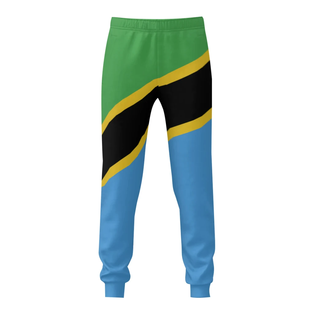 Tanzania Flag Mens Sweatpants with Pockets Joggers for Men Sports Casual Sweat Pants With Drawstring