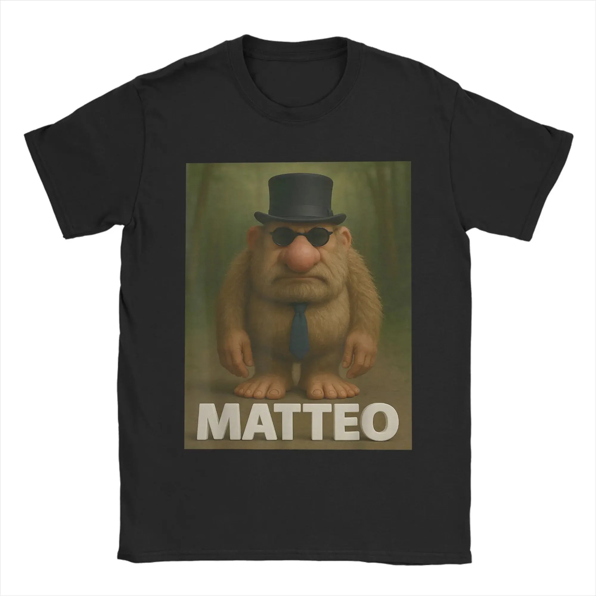 Camisetas informales Matteo Brainrot Mateo Italian Brainrot Meme Mateooo Matteooo para hombre, camiseta de manga corta, ropa de talla grande