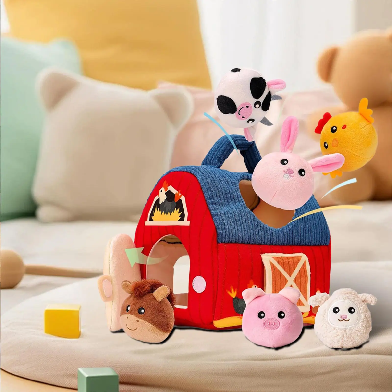 

Игрушки для сельскохозяйственных животных Детские игрушки для малышей дошкольного возраста 0-6 6-12 месяцев