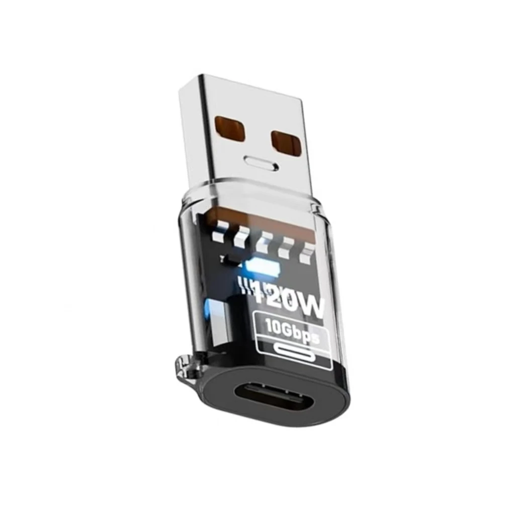 Type-C Male to USB Female Adapter, Supporting USB 3.2 Standard, Featuring 10Gbps OTG Function, Suitable for Type-C Interface.