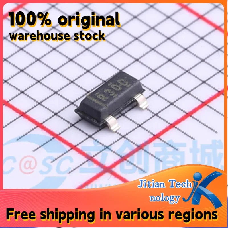 10PCS REF3033AIDBZR logo R30D SOT23-3 100% original inventory High-Quality Electronic Component