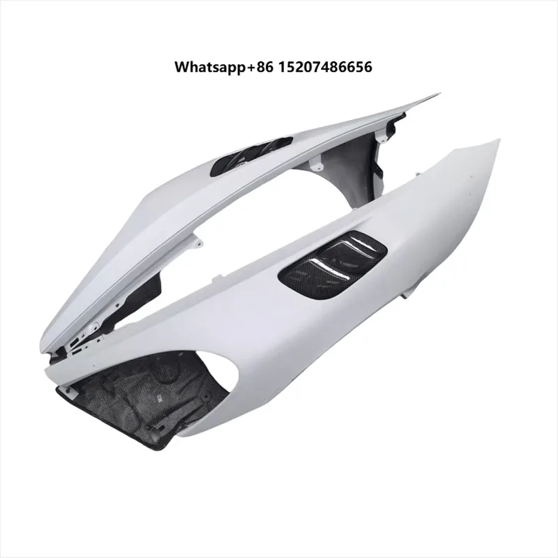 Car Exterior Accessories Body Parts Front Side Fender Dry Carbon Fiber 718 Upgrade GT4RS Fenders for  718 982 Fender