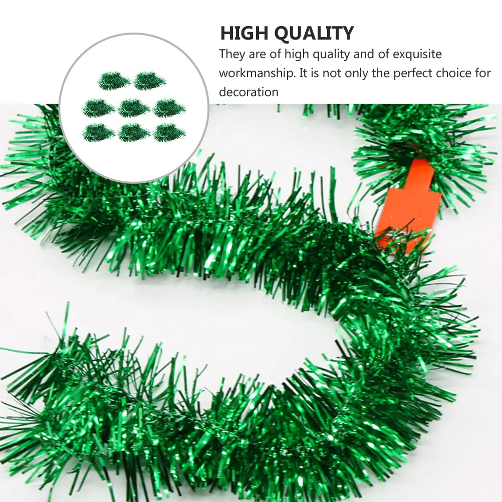 

8 Pcs Wire Garland Hanging Ribbons Christmas Tree Decor Ceremony Prop Decorations