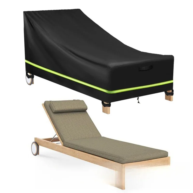 1 قطعة 420D أكسفورد غطاء مقعد الفناء مقاوم للماء في الهواء الطلق حديقة الأثاث الغبار المطر حامي مع أبازيم شريط عاكس #5