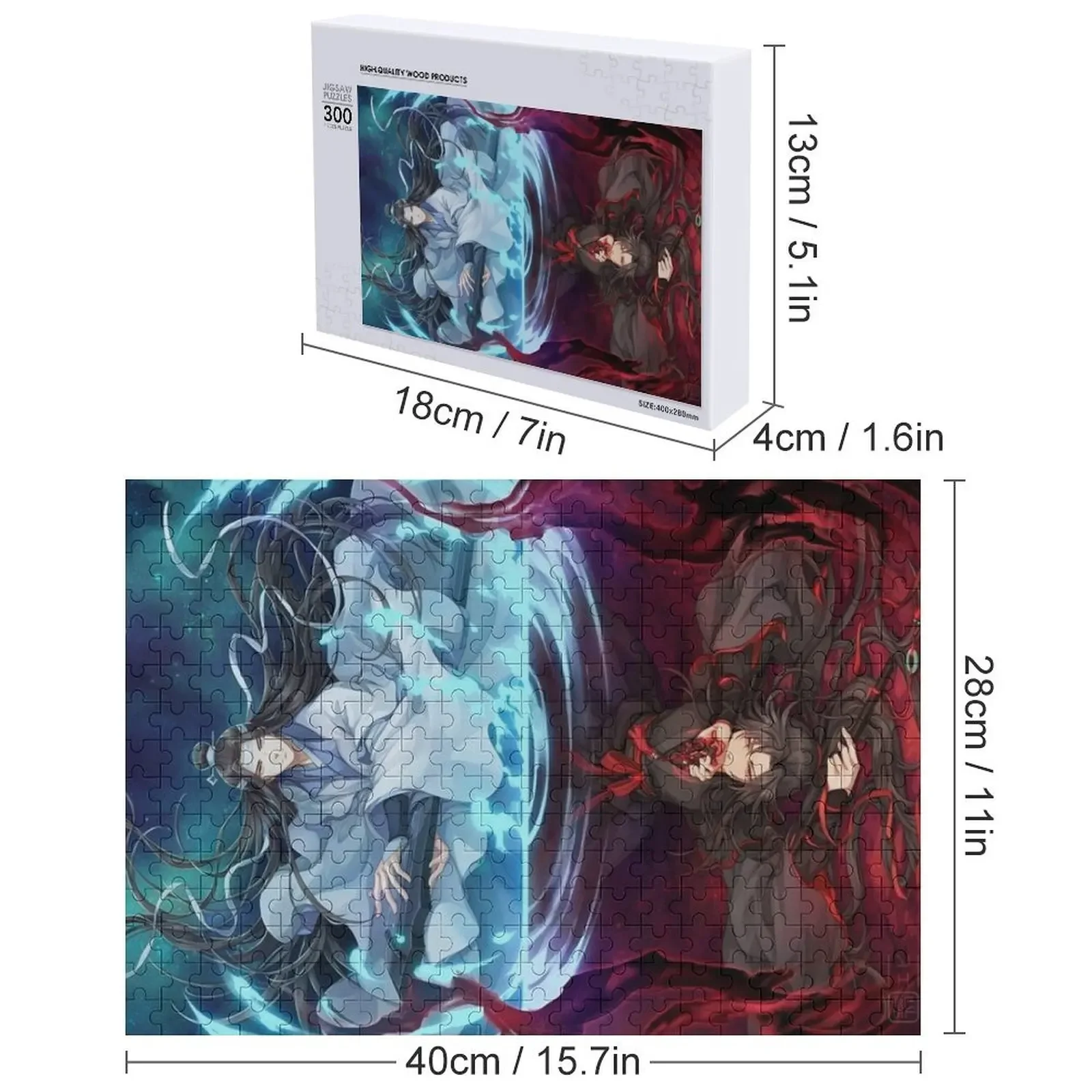 WANGXIAN.CULT.SOULMATE Jigsaw Puzzle Personalizzato Giocattolo Per Bambini Romanzo Giocattoli Per I Bambini 2022 Immagine Personalizzato Bambino Puzzle