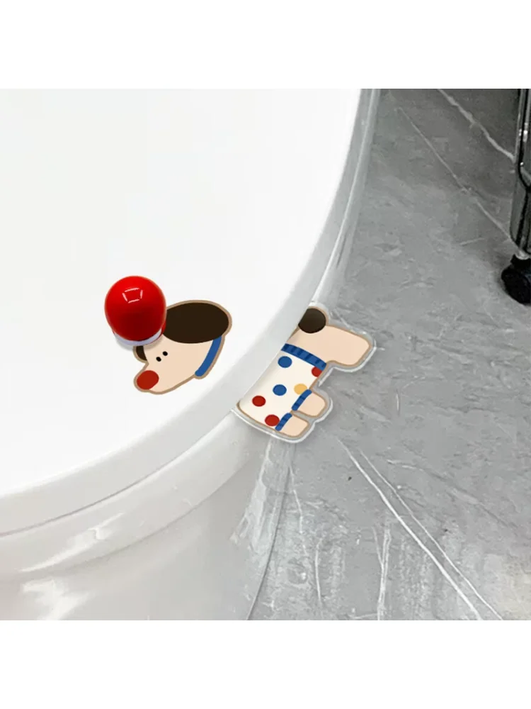 Acrylic Toilet Seat Lifter – Hygienic Handle to Lift Toilet Lid Without Touching