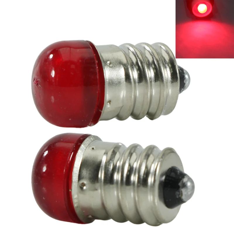 Bombilla Mini Led Bulb E12 5V 12v 24v 110v 220v 1W Spotlight Red Green Candle Light 12 24 Volt Decoration Home Lamp Red Yellow