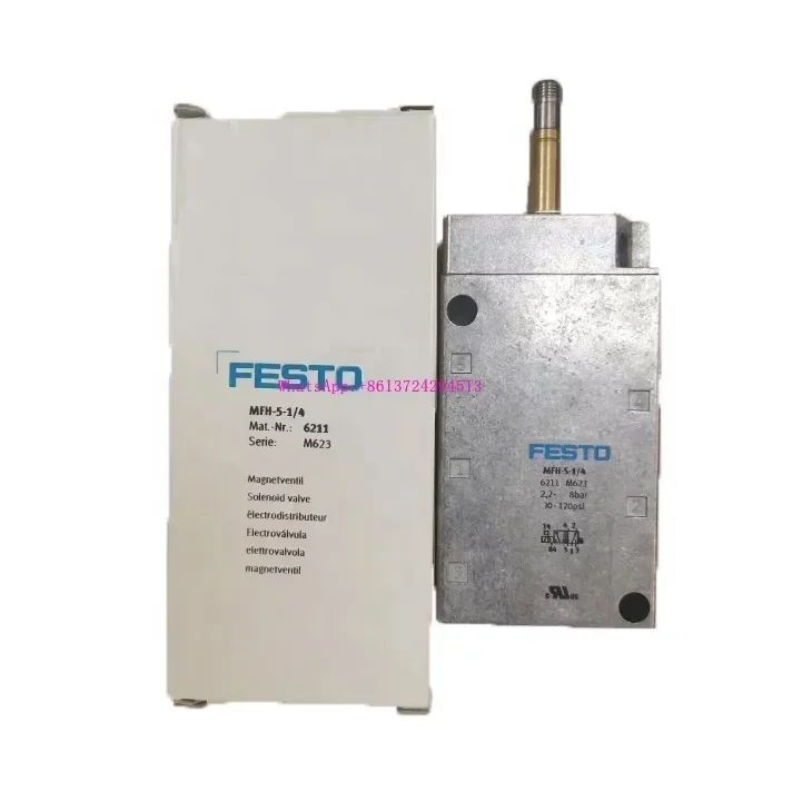 original new MFH-5-1/4 6211 5-2 WAY SOLENOID VALVE FESTO-In stock solenoid Valve