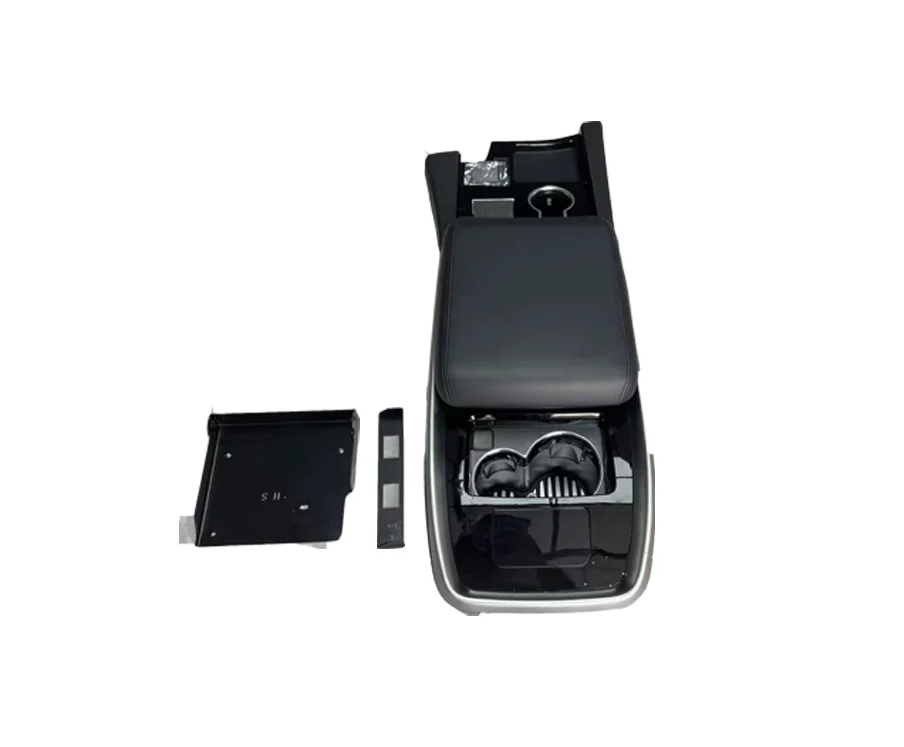 

1 Multifunctional Armrest Box Refrigerator Cup Holder Wireless Charging 7 Inch Screen Wireless Charging for Toyota Hiace