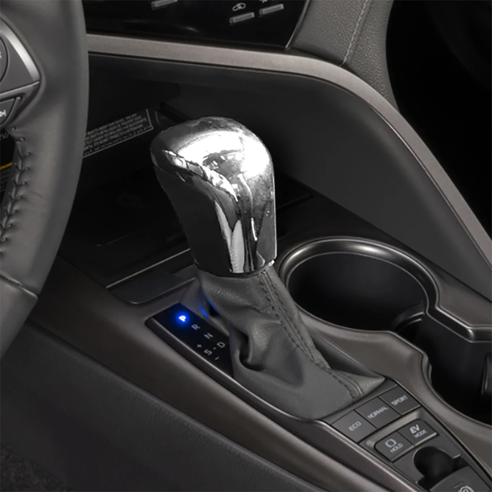 

Accessories For 2024 2025 Toyota Camry LE Silver Chrome Gear Stick Shift Lever Knob Trim Cover Sticker
