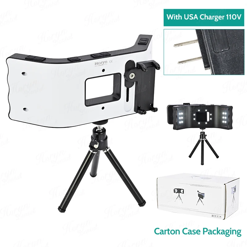 Tandheelkundige Fotografie Kit Mobiele Telefoon Zaklamp Voor Tandheelkunde Foto Video Apparatuur Orale Vulling Licht Voor Tandartsen