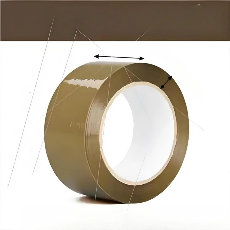Transparent White Quiet Sealing Tape Low Noise Silent Packing Adhesive Tape Heavy Duty For Express Logistics Packaging Use - view 2
