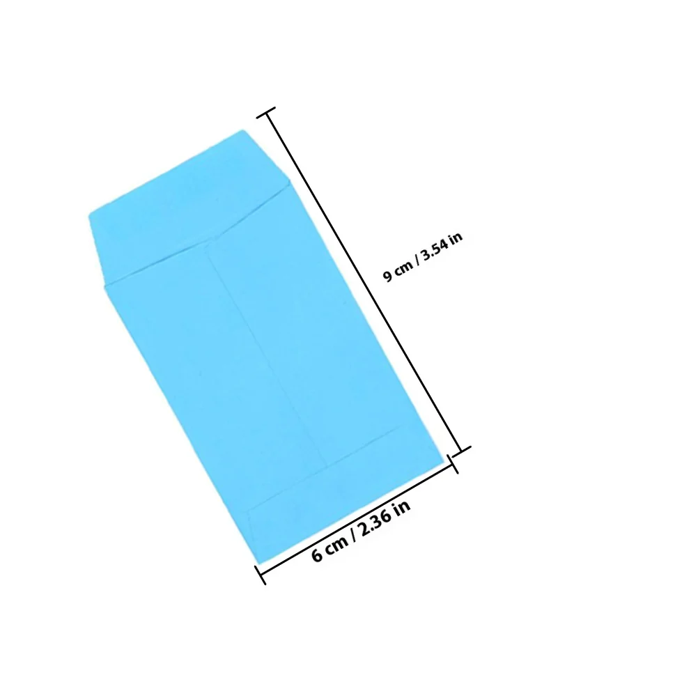 50 Buah Amplop Mini Berbagai Macam Warna untuk Penyimpanan Kunci Koin Tunai Kantong Kertas Kosong Ideal untuk Pemberian Hadiah dan Penganggaran Bulanan