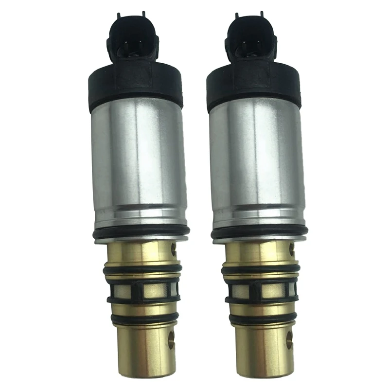 

2X Factory Auto Air Conditioning Compressor Control Valve Without Black Bumps For HYUNDAI Electric Control Valve