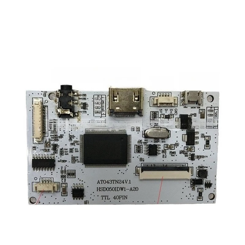 hdmi-用-ttl-メインボード-40pin-lcd-ドライバーボード超小型-5v-mrcio-usb-パワーアンプアダプターボード