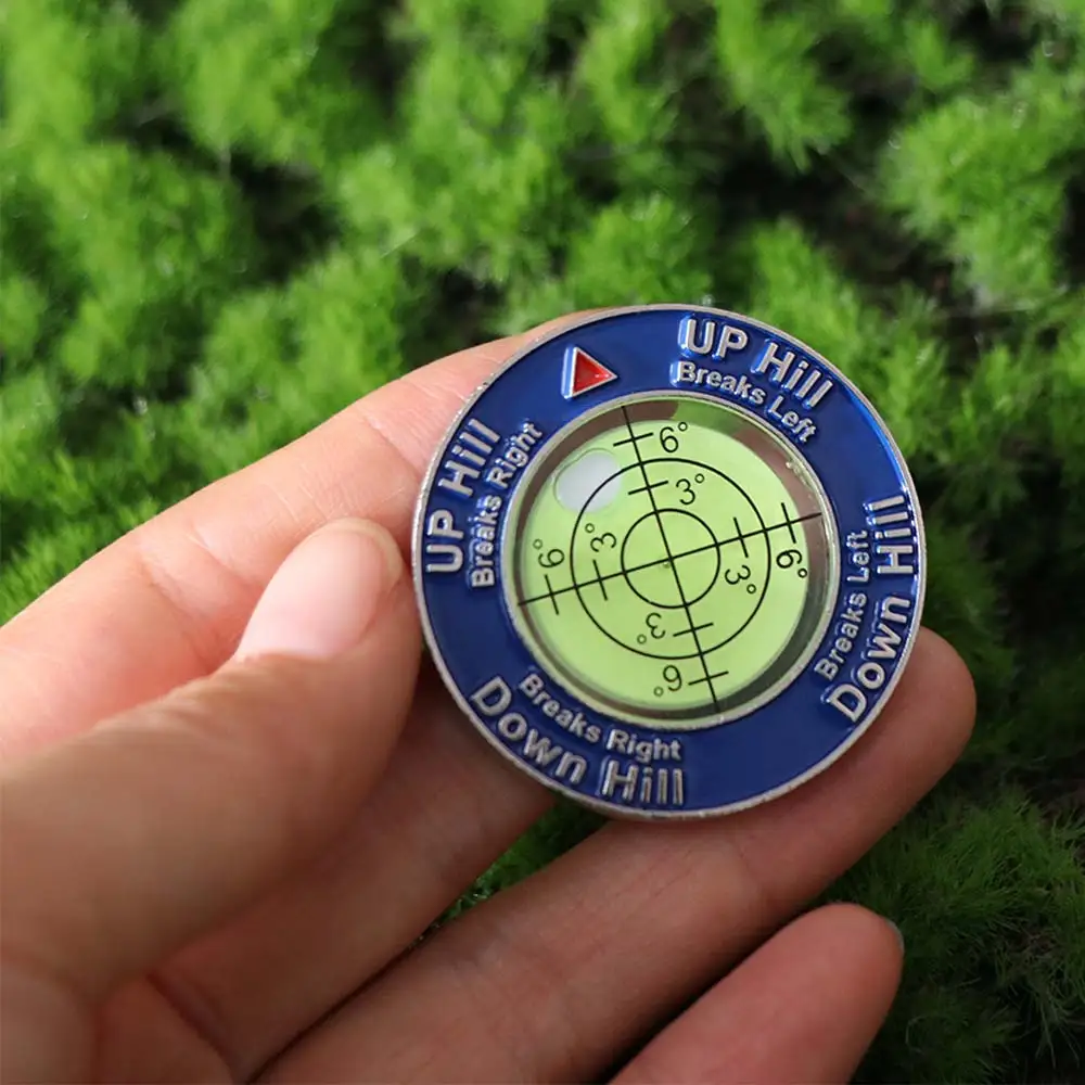 High Precision Golf Tools Leveler Ball Marker Easily Use Golf Putt Ball Marker Professional Versatile Design Golf Spirit Level