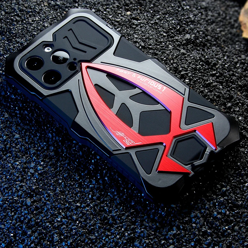 Metal Cover For Samsung Galaxy S24 Ultra Case S23 S22 U Heavy Duty Silicone Anti Drop Funda For iphone 15 Pro Max 14 13 Shell