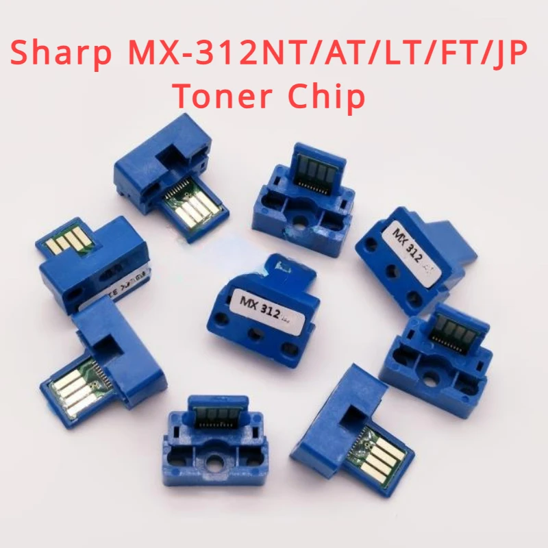 1 X Toner Chip Voor Scherpe MX-M260, M264n, M310, M314n, M354n, M312, M261n, M311,AR-2628/2608/3508/3108/AR-5726/AR-5731 Bijvullen